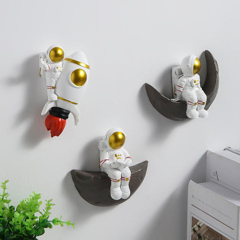 Nordic creative astronaut living room wall hangings