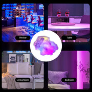 LED Cloud Lights Remote Control APP Bar Bedroom Ambience Light